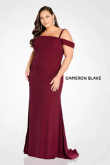 Cameron Blake 221692 Long Beaded Formal Evening Gown