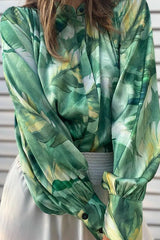 The Cornelia Jungle Print Blouse