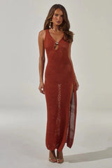 Ariya Maxi Dress - Rust