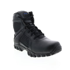 Bates Shock 6" Side Zip E07006 Mens Black Leather Lace Up Tactical Boots