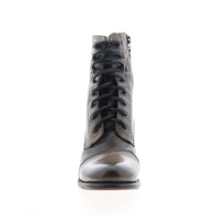 Bed Stu Judgement F385001 Womens Brown Leather Lace Up Casual Dress Boots