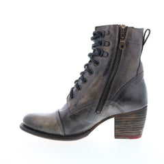 Bed Stu Judgement F385001 Womens Brown Leather Lace Up Casual Dress Boots