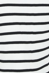 Take Your Place Knit Ribbed Maxi Dress White