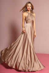 Flowey Long Prom Dress Formal