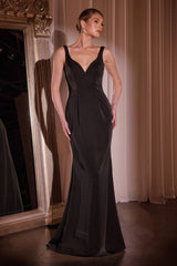 Long Evening Fitted Formal Bolero Dress by LaDivine J881