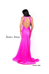 Jessica Angel Long Formal Fitted Prom Dress 906