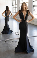 Jessica Angel Long Formal Mermaid Gown 566