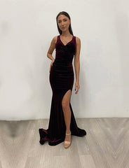 Jessica Angel Long Formal Sleeveless Velvet Gown 886