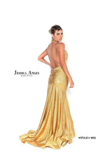Jessica Angel Long Halter Formal Prom Dress 912