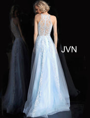 Jovani 64157 Long Formal A Line Prom Dress