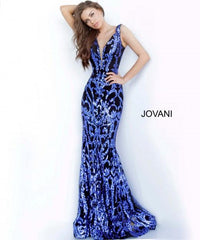 Jovani 63349 Long Formal Off Shoulder Prom Dress