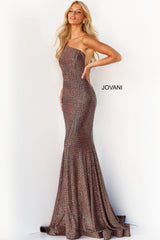 Jovani 06333 One Shoulder Formal Long Prom Dress