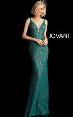 Jovani 48994 Prom Long Formal Fitted Lace dress