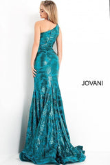 Jovani 1845 Prom Long One Shoulder Prom Dress