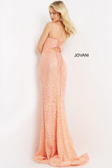 Jovani 08489 Spaghetti Strap Long Formal Prom Dress