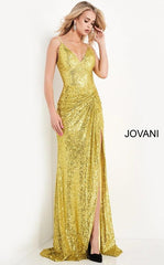 Jovani 06271 Spaghetti Strap Long Sexy Prom Dress