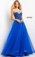 Jovani 07946 Strapless Long Prom Gown
