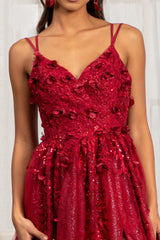 Long Formal A Line Prom Dress
