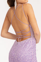 Long Formal Mesh Mermaid Prom Dress