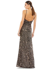Long Spaghetti Strap Prom Gown Spaghetti Straps Mac Duggal 55700