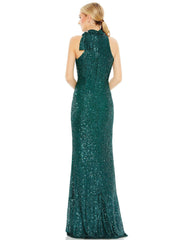 Prom Long Halter Formal Dress Halter Neckline Mac Duggal 11280