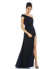 Prom Long One Shoulder Formal Gown By Mac Duggal 26517