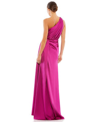 Prom Long One Shoulder Formal Gown One Shoulder Detail Mac Duggal 26654