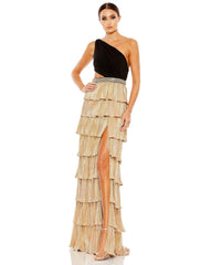Prom Long One Shoulder Formal Gown One Shoulder Detail Mac Duggal 26742