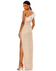 Prom Long One Shoulder Formal Gown One Shoulder Detail Mac Duggal 68139