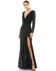 Prom Long Sleeve Formal Dress Long Sleeves Mac Duggal 26490