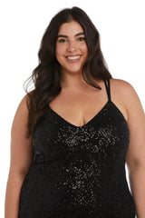 Morgan & Co 13029WM Plus Size High Low Prom Dress