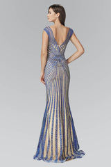 Prom Formal Beaded Dress Evening Gown