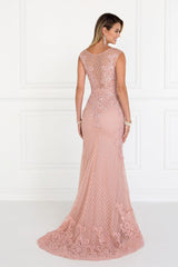 Prom Formal Evening Mermaid Long Lace Dress