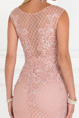 Prom Formal Evening Mermaid Long Lace Dress