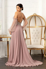 Prom Long Formal Chiffon Evening Dress
