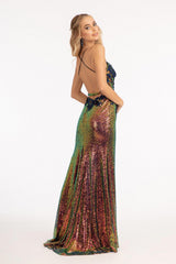 Prom Long Formal Spaghetti Strap Evening Dress