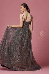 Sexy A-Line Long Prom Dress
