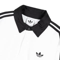 Three Stripes Rugby Long Sleeve Polo Shirt
